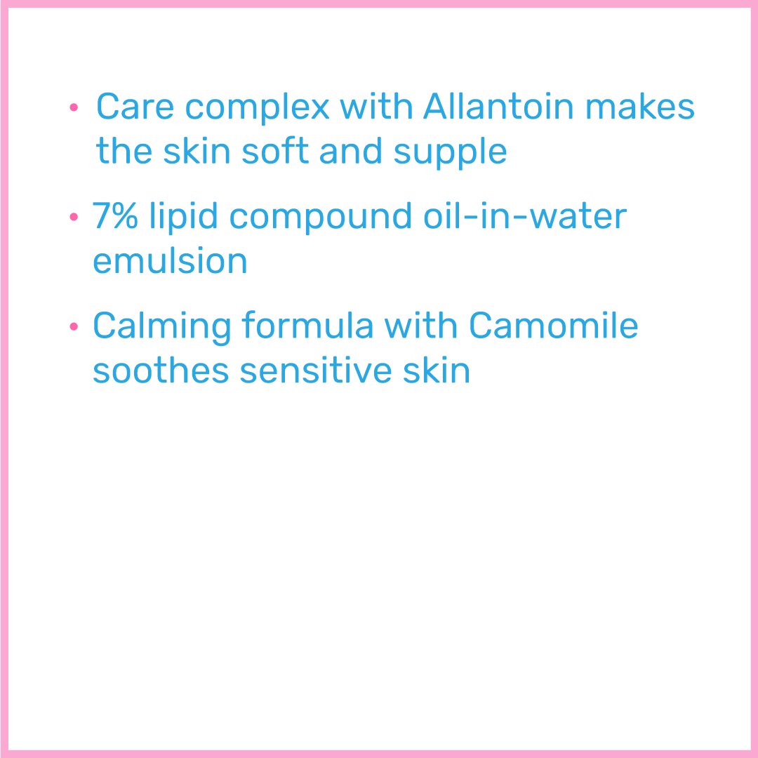 Baby Sebamed Body lotion bullet points  Baby Sebamed Body lotion bullet points