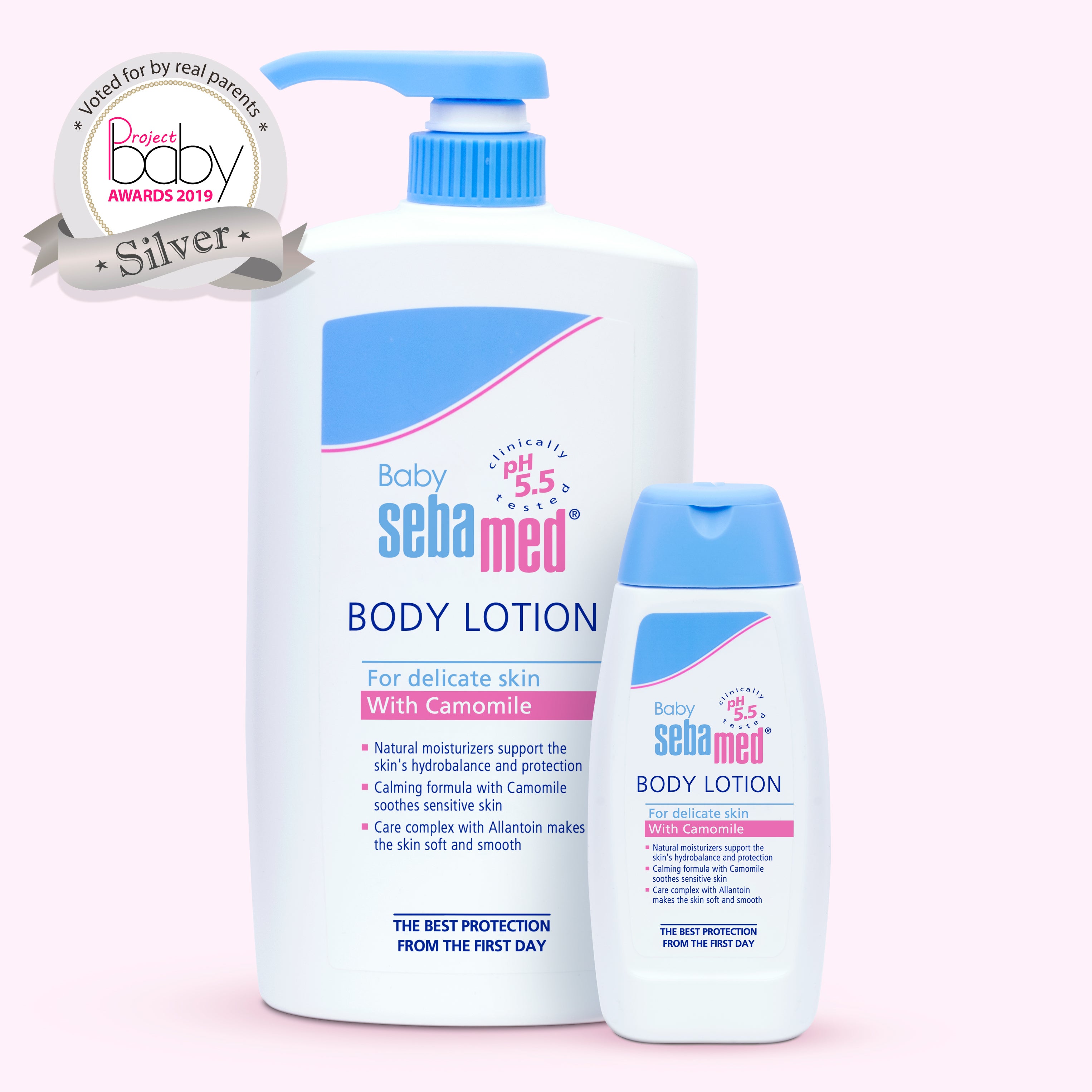 Award winning Baby sebamed body lotion