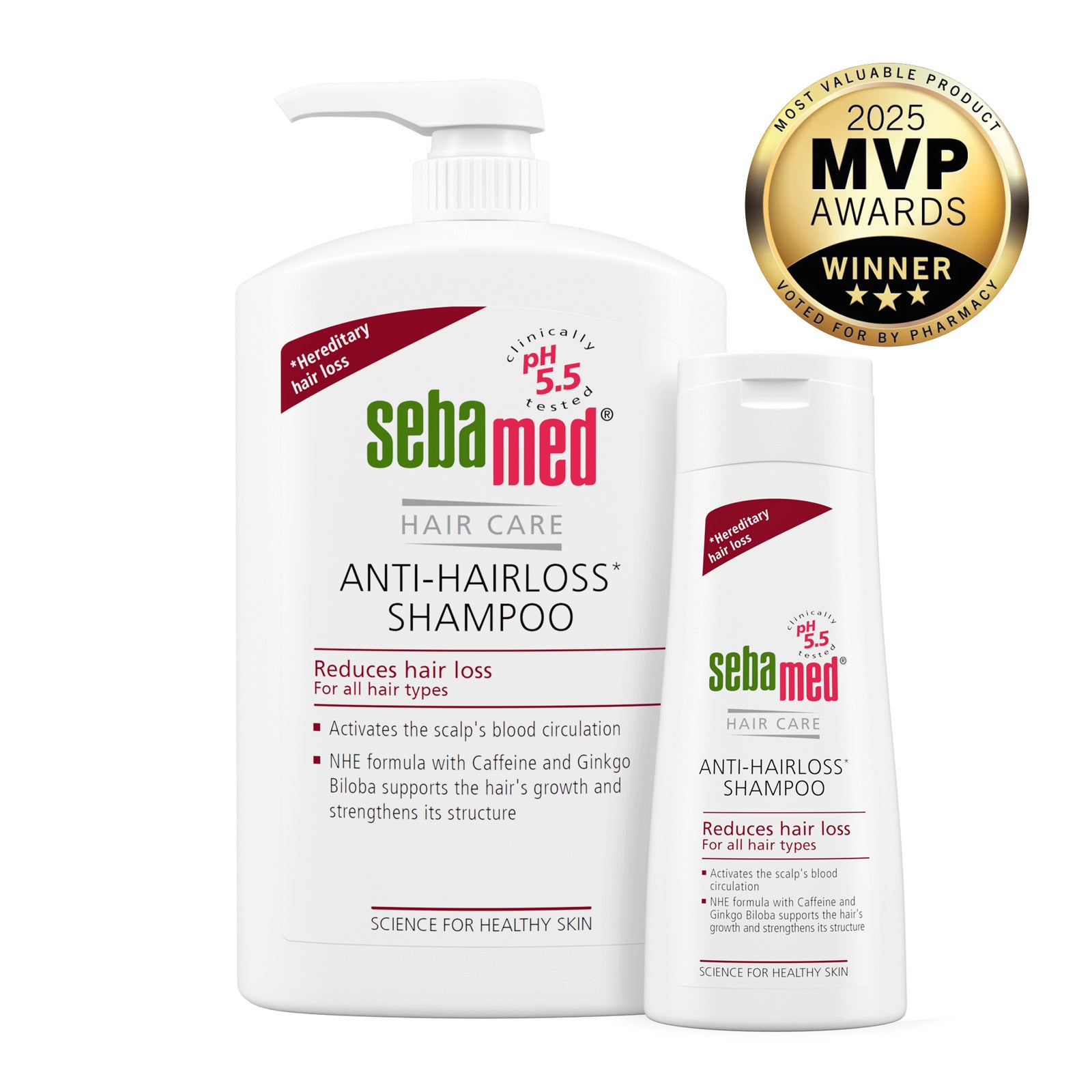 sebamed anti-hairloss shampoo both sizes