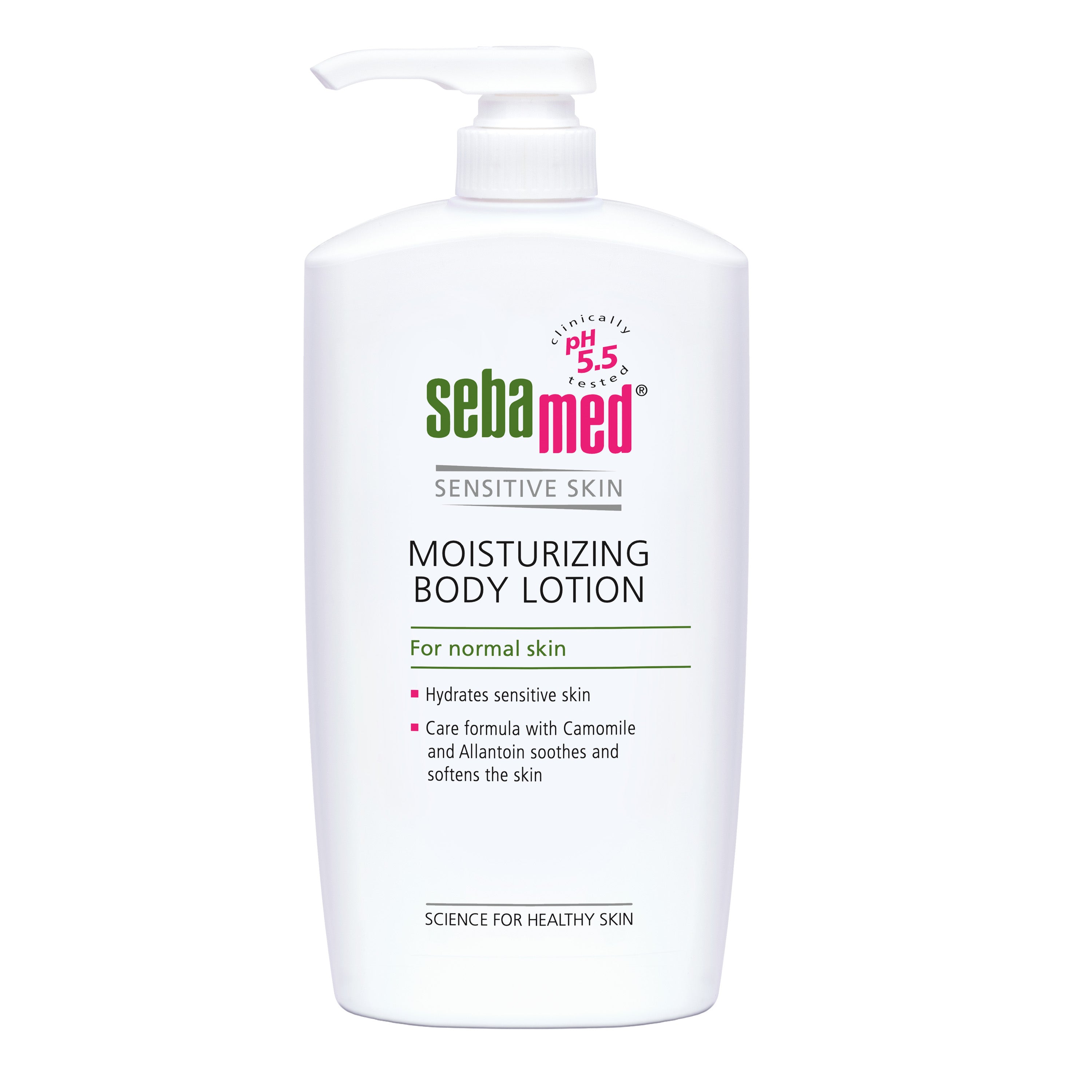 Sebamed moisturizing body lotion pump bottle 