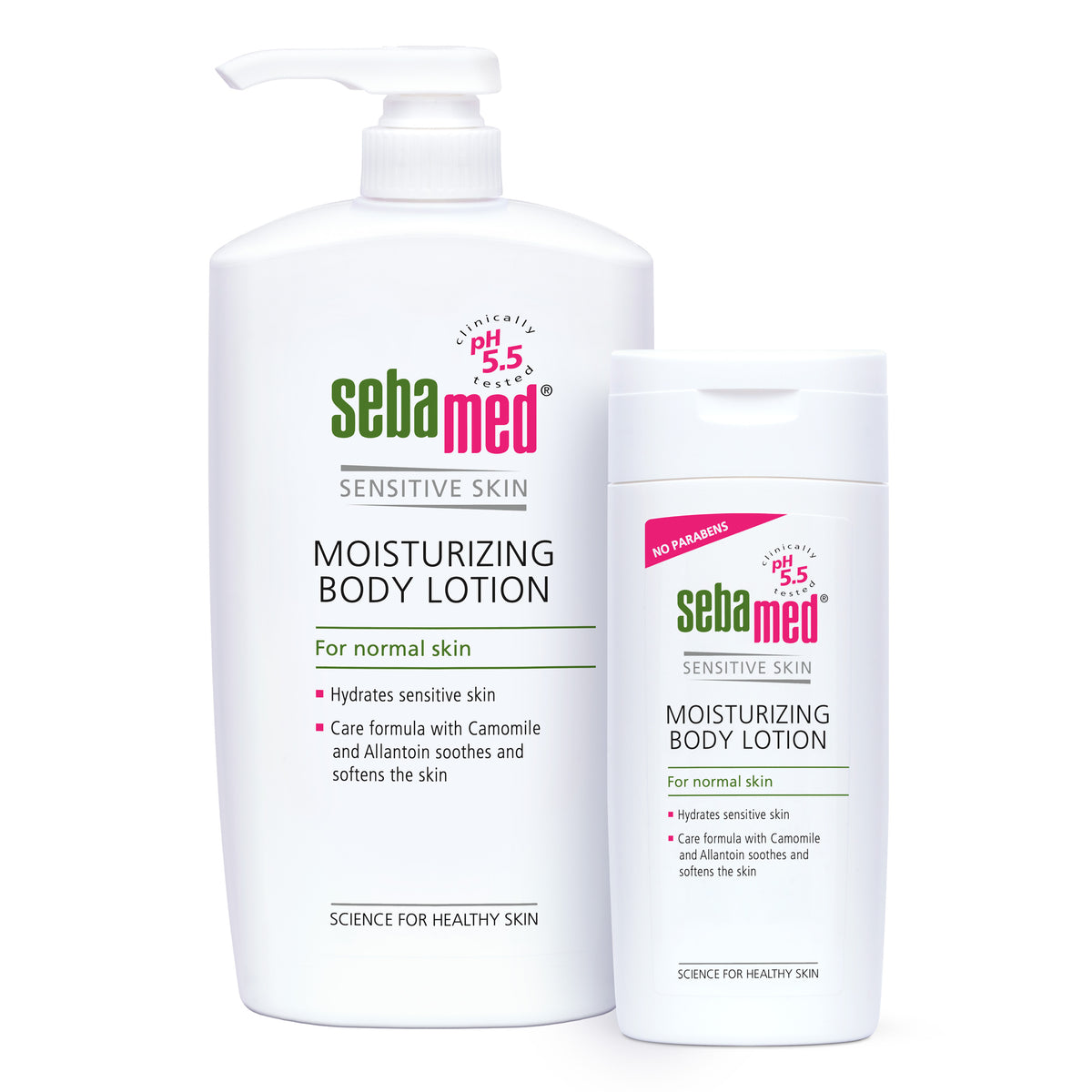 Sebamed moisturizing body lotion  both sizes