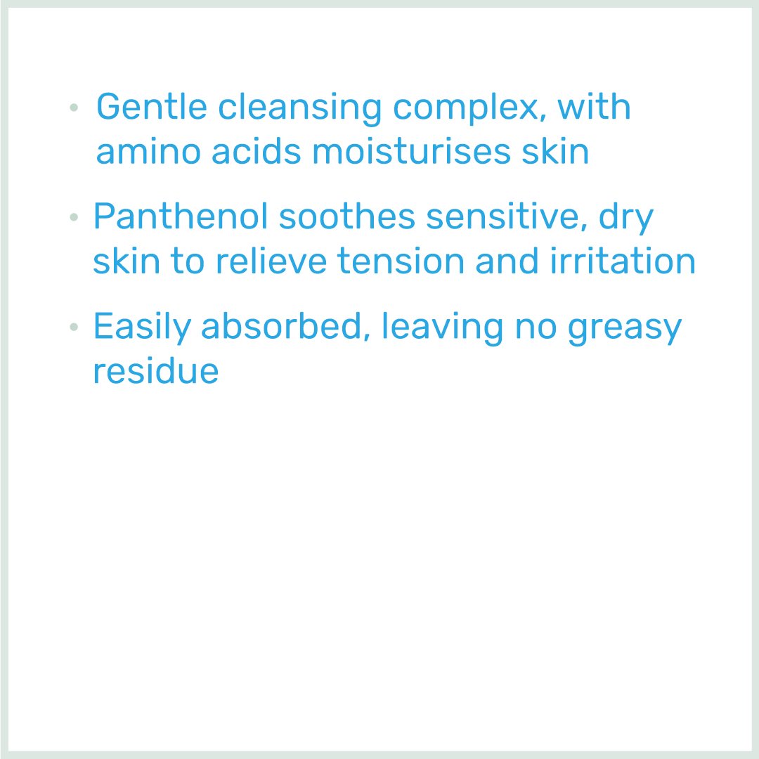 Sebamed Anti-Dry Derma Soft Wash Emulsion Bullet Points