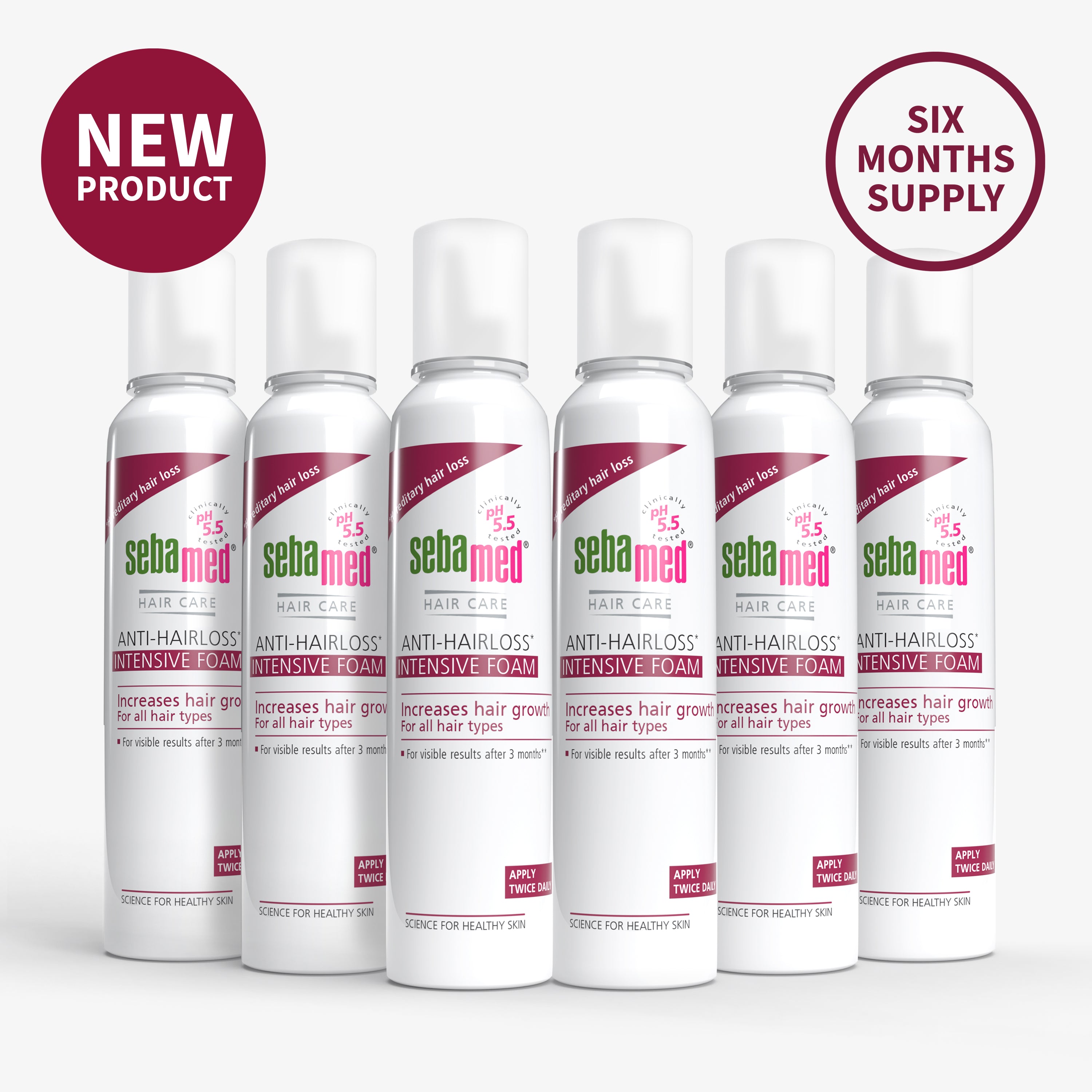 Sebamed Anti-Hairloss Intensive Foam - 6 months supply